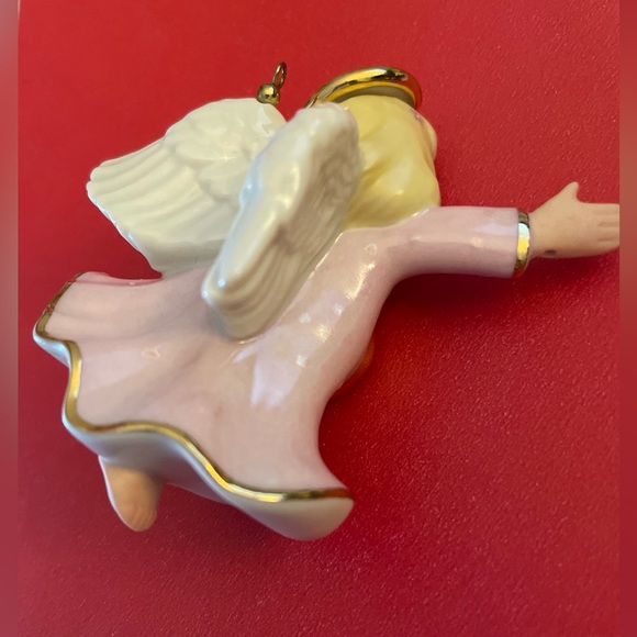 ☘️$12bundled Angel Cupid Ornament Pink, Gold trim and Harp Hanging Decoration - Picture 5 of 10